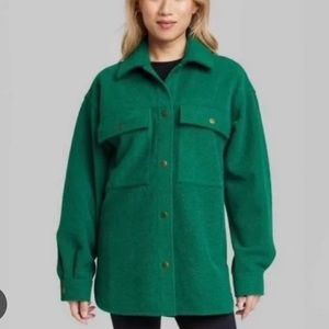 Wild Fable Shacket Green